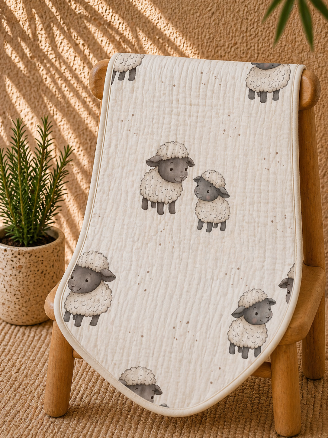 Couverture douceur câlin de laine