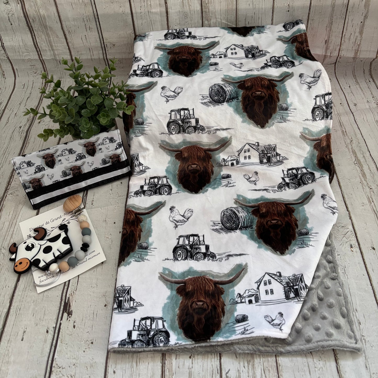 Ensemble cadeau Boeuf Highland