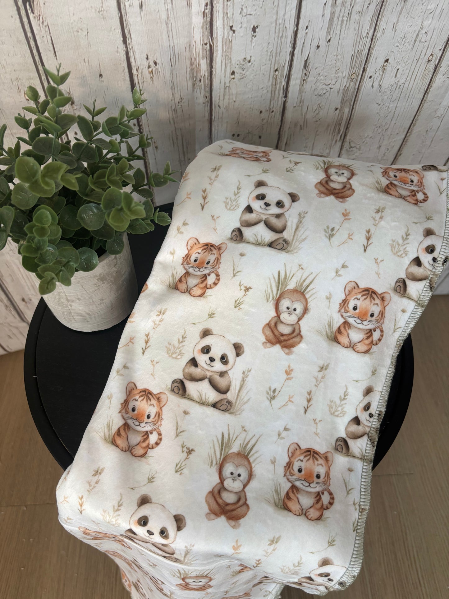 Couverture en squish Bébé panda et ses amis