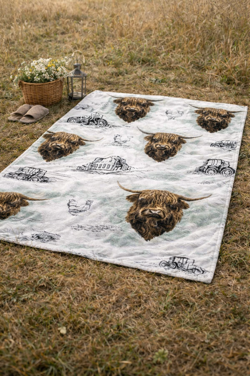 Couverture en squish adultes Boeuf highland