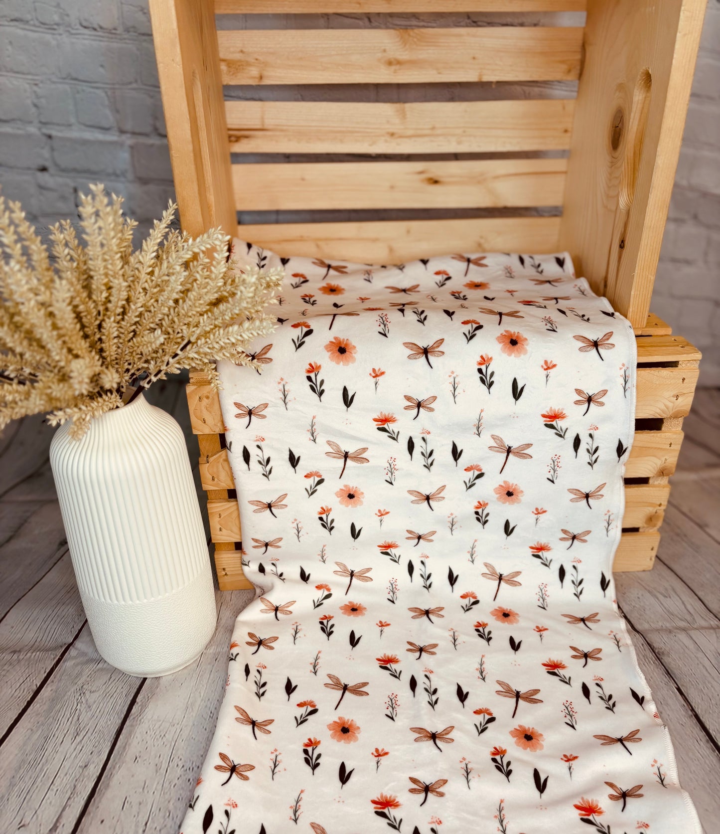 Couverture en squish libellule