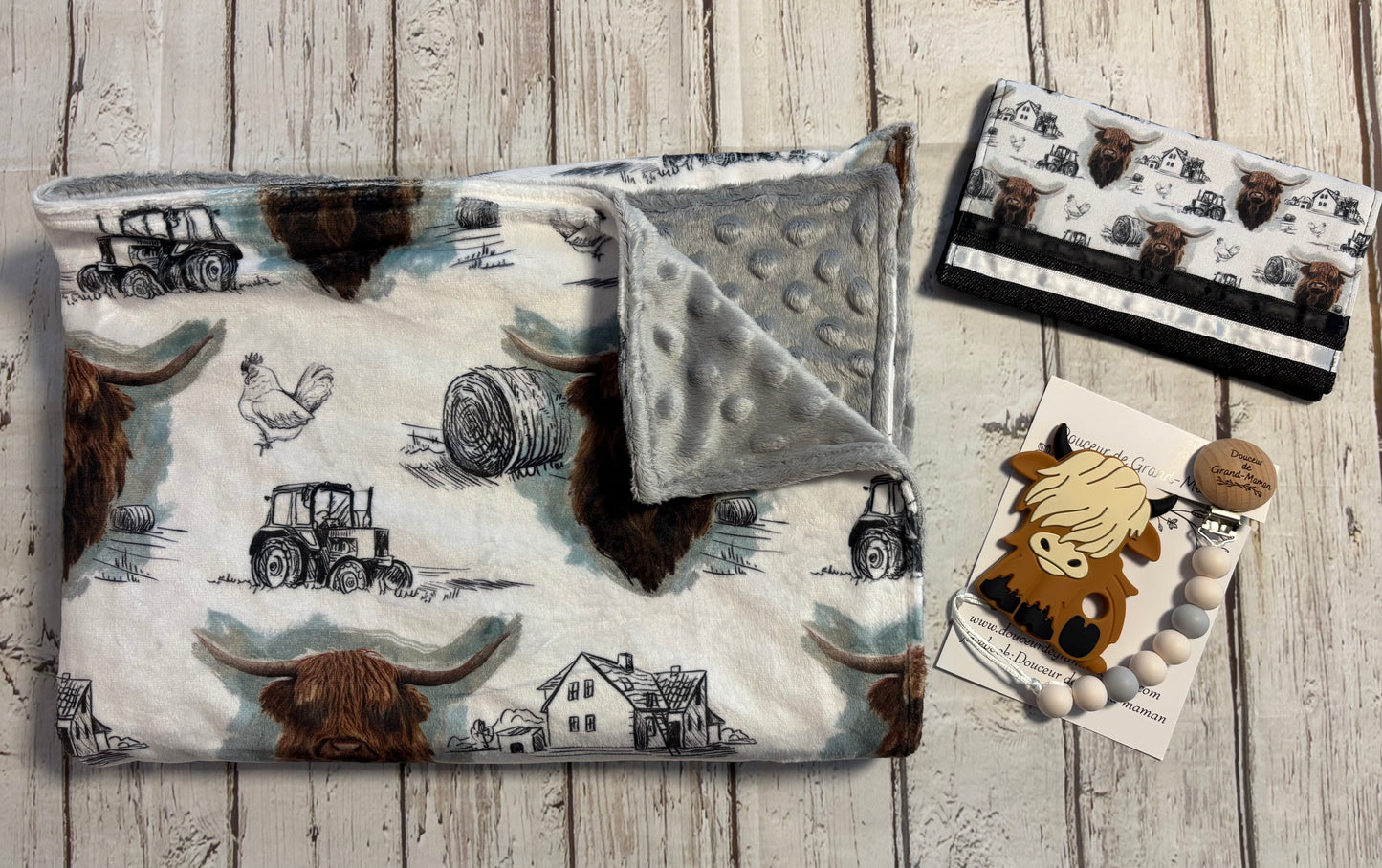 Ensemble cadeau Boeuf Highland