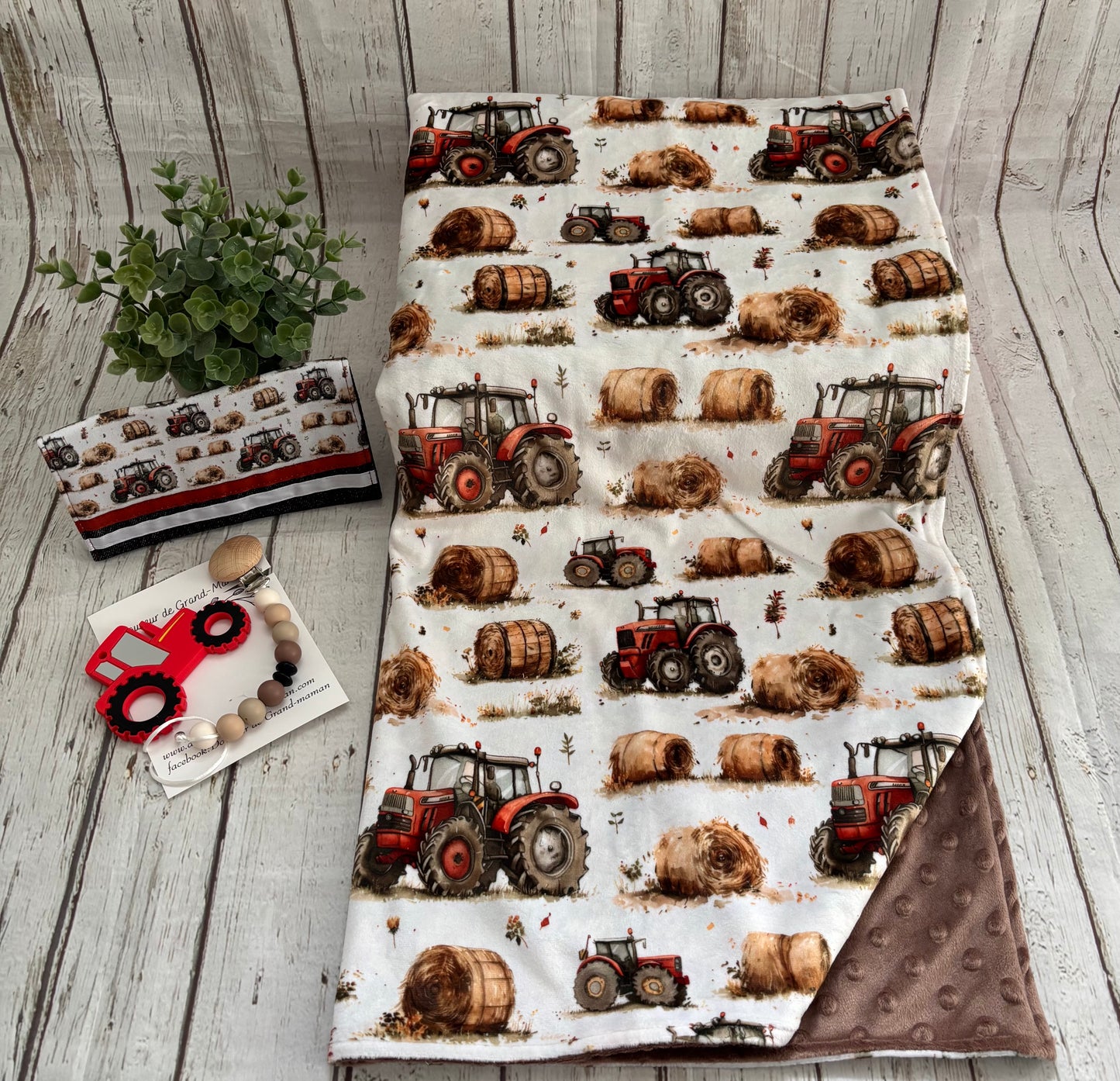 Ensemble cadeau Tracteurs aux champs