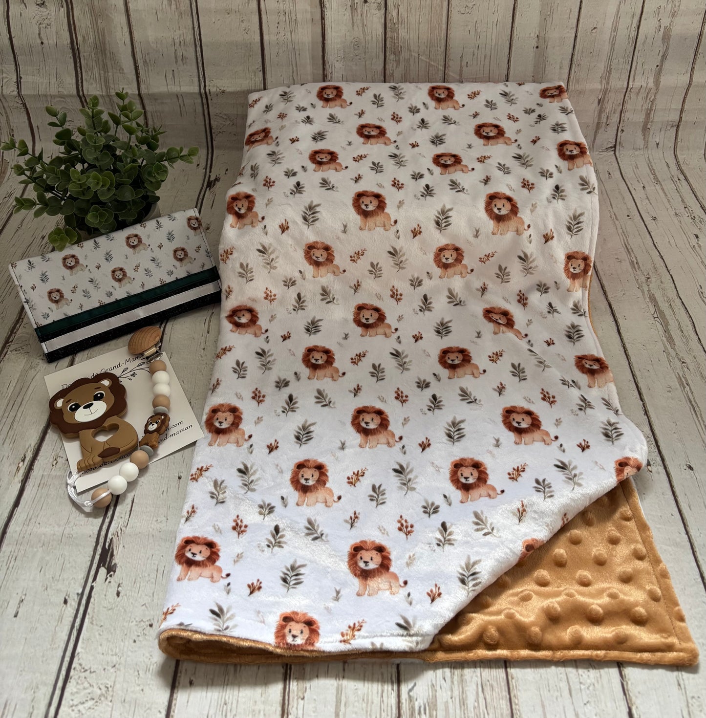 Ensemble cadeau lion