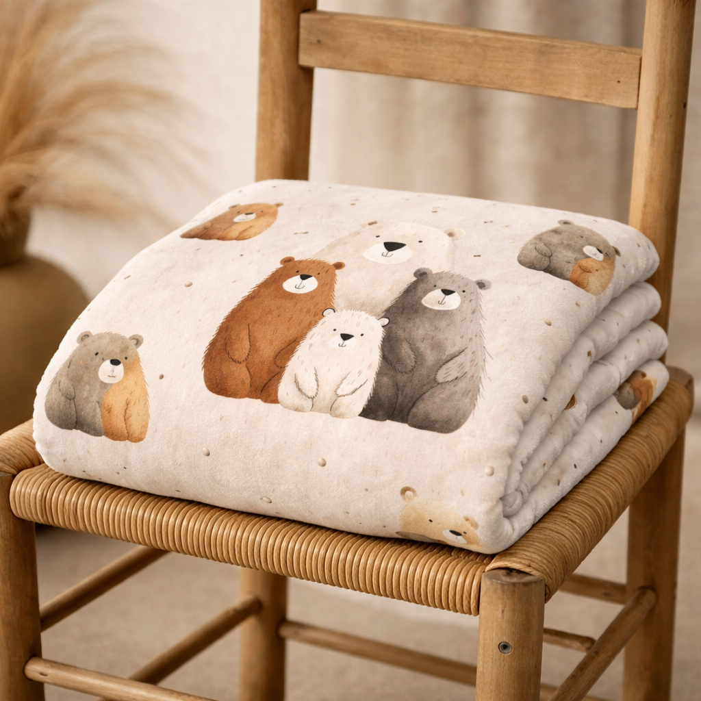 Couverture douceur famille