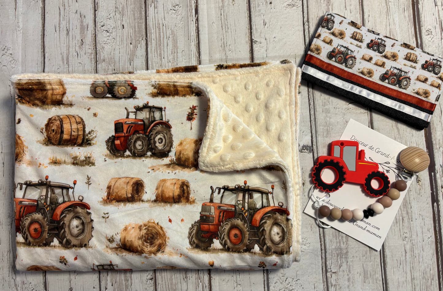 Ensemble cadeau Tracteurs aux champs