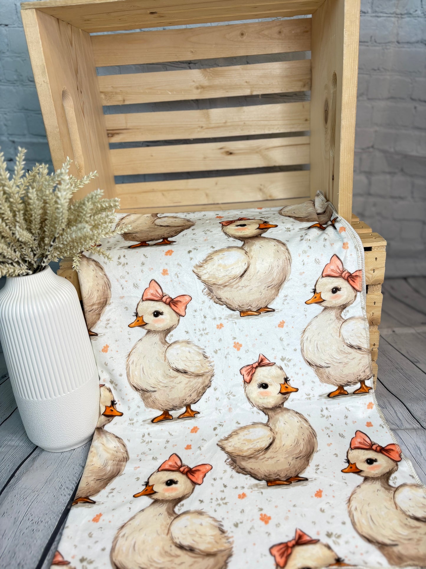 Couverture en squish canard et caneton