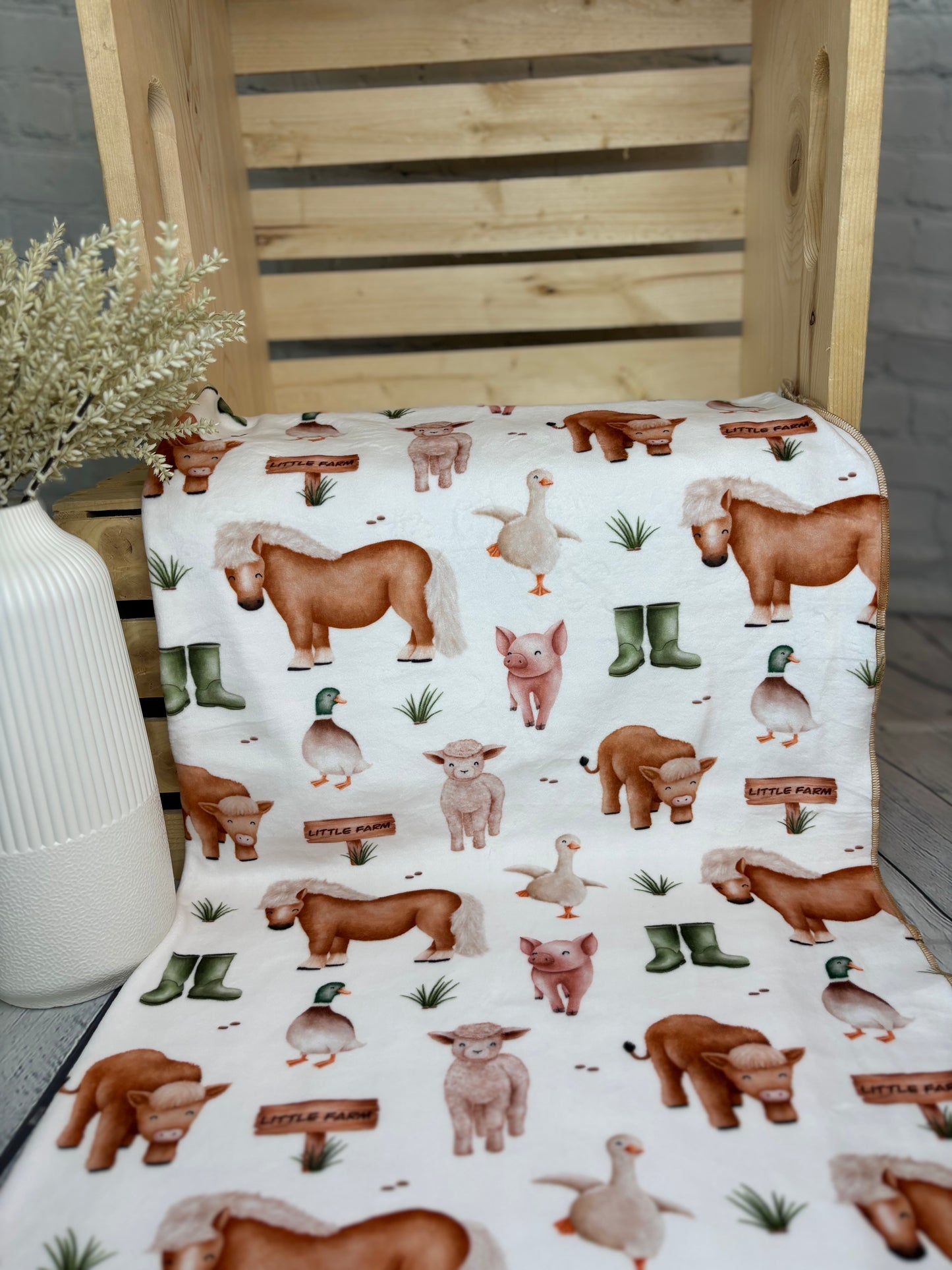 Couverture en squish Amis de la ferme