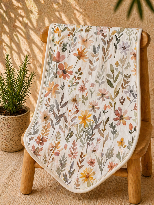 Couverture douceur fleur dans les champs