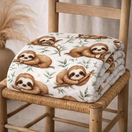 Couverture douceur paresseux