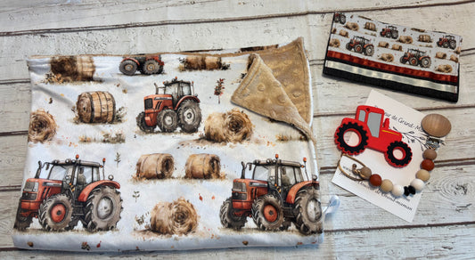 Ensemble cadeau Tracteurs aux champs