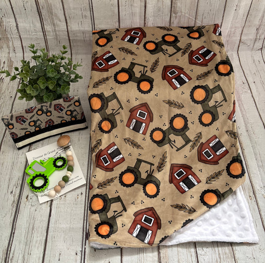 Ensemble cadeau Tracteur d’automne