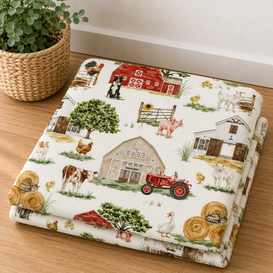 Couverture douceur a la ferme