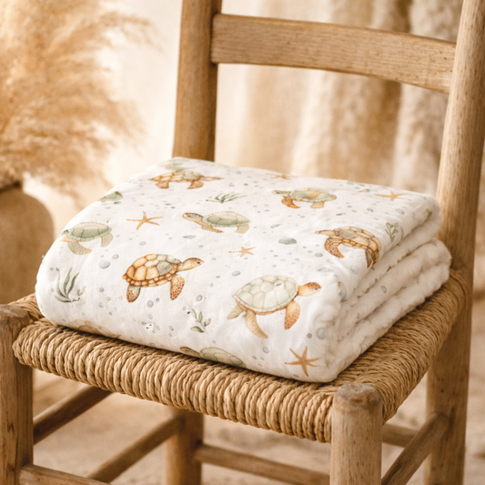 Couverture douceur rêve océanique