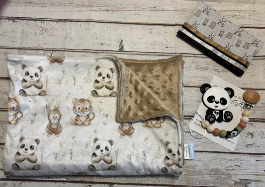 Ensemble cadeau  Panda et ses amis