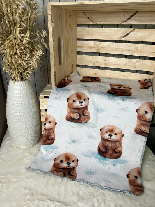 Couverture en squish loutre neutre