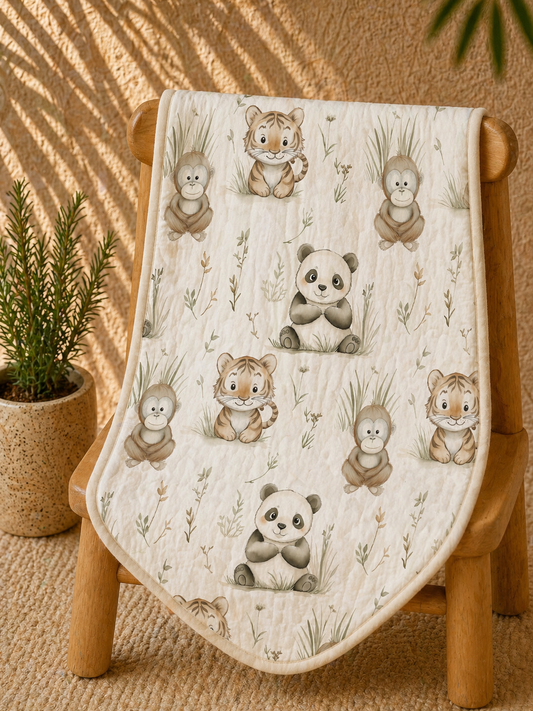 Couverture douceur panda et ses amis