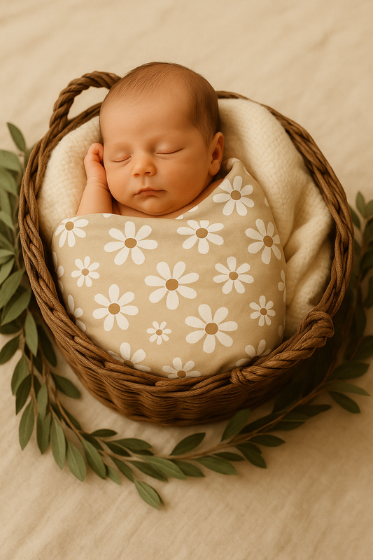 Mousseline Marguerite beige