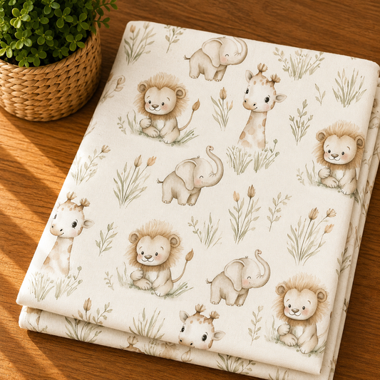 Couverture douceur bébé zoo