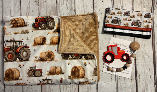 Ensemble cadeau Tracteurs aux champs