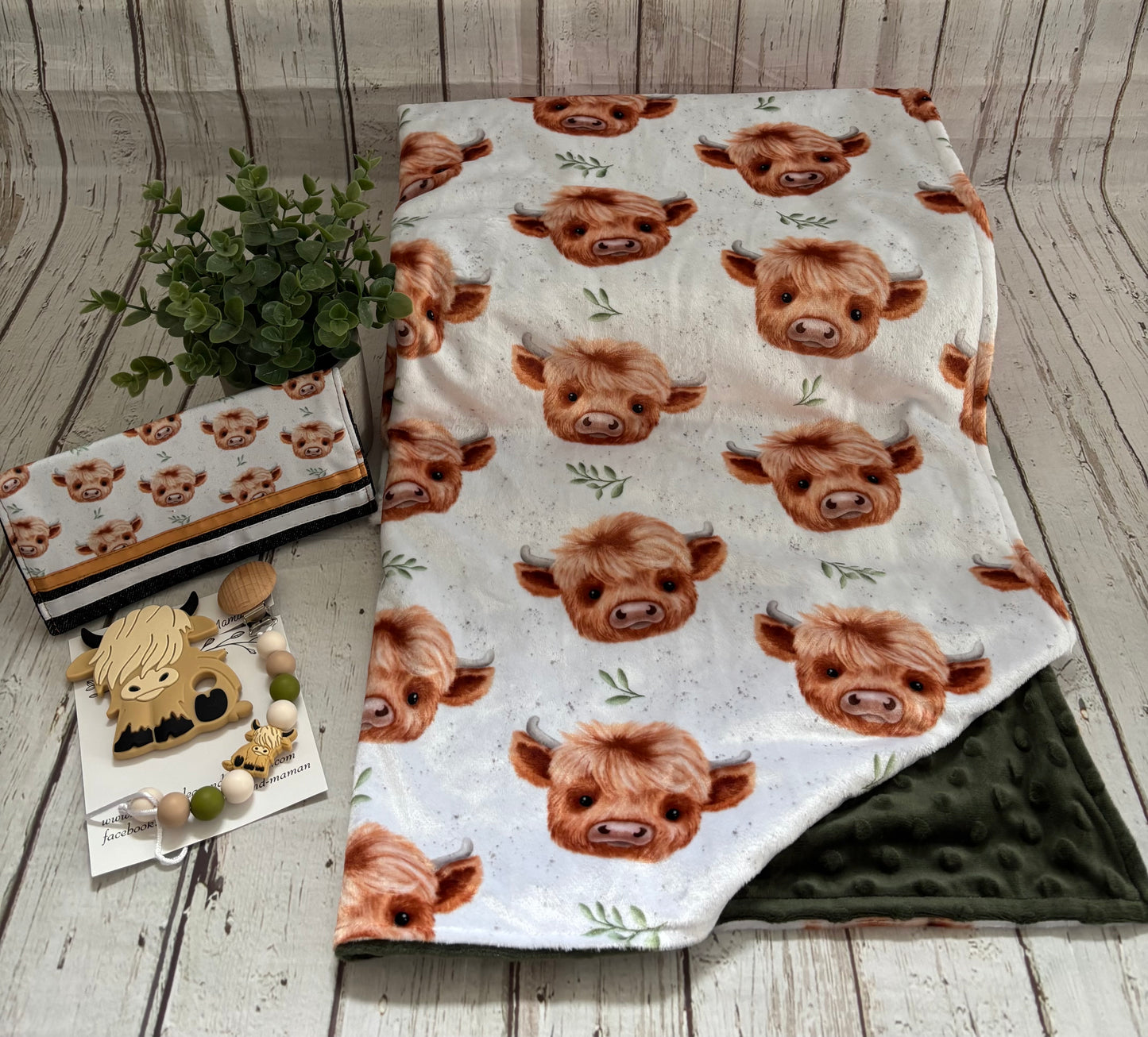 Ensemble cadeau Bébé highland