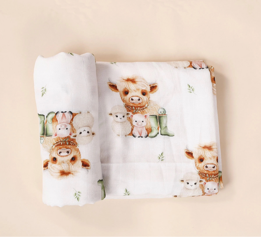 Mousseline vache cochon mouton