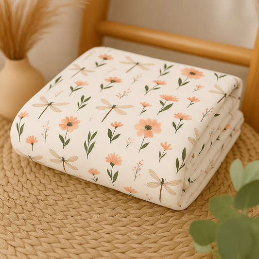 Couverture douceur libellule