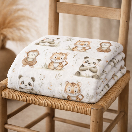 Couverture douceur panda et ses amis