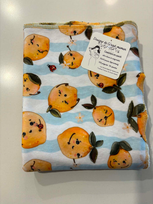 Couverture douceur Petit citron