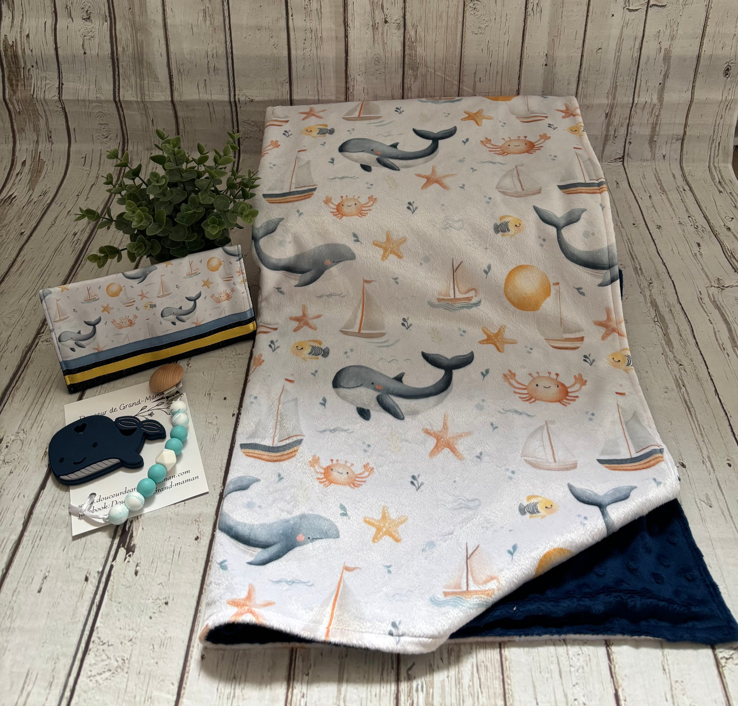 Ensemble cadeau Bébé Cap sur la douceur