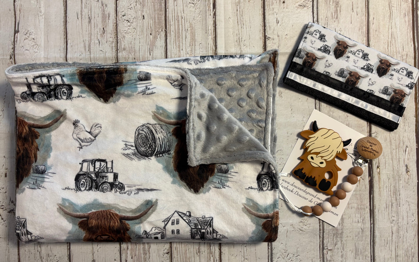 Ensemble cadeau Boeuf Highland