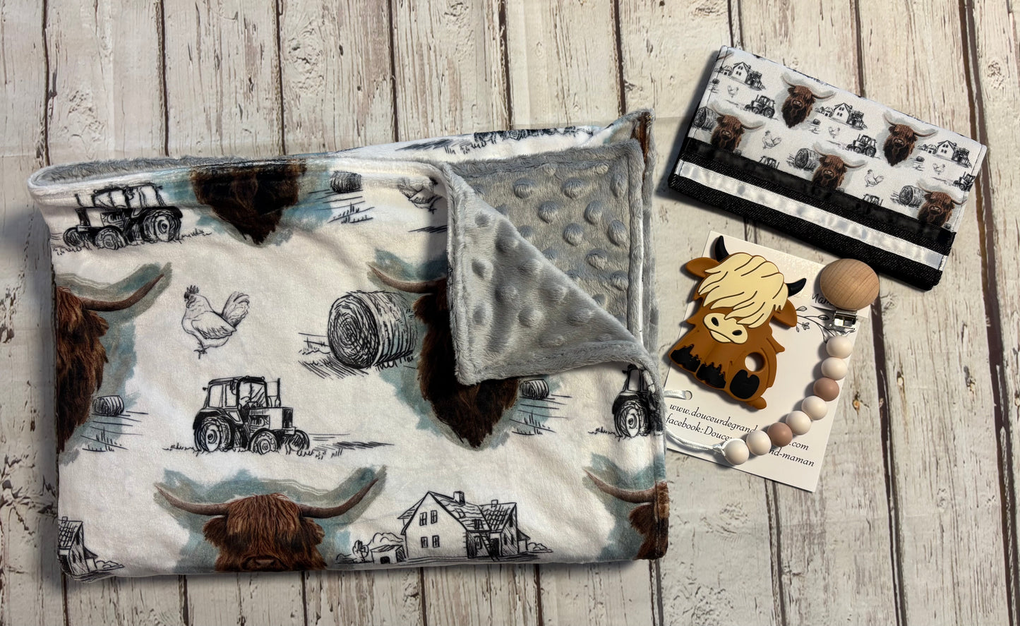 Ensemble cadeau Boeuf Highland