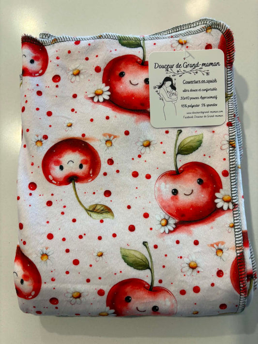 Couverture douceur Cerise