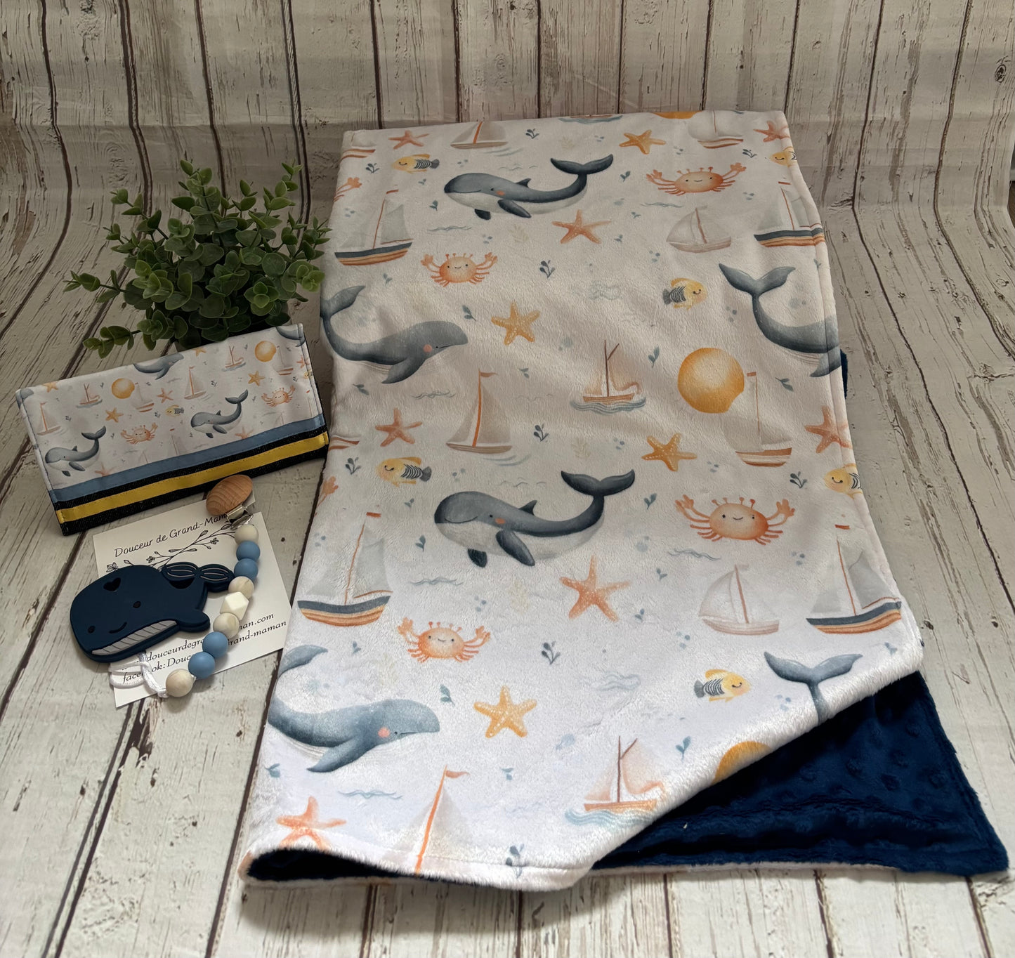 Ensemble cadeau Bébé Cap sur la douceur