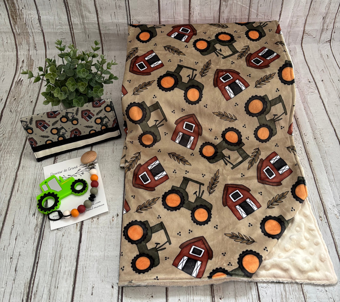 Ensemble cadeau Tracteur d’automne