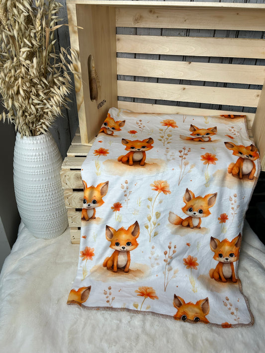 Couverture en squish  Renard feuillage