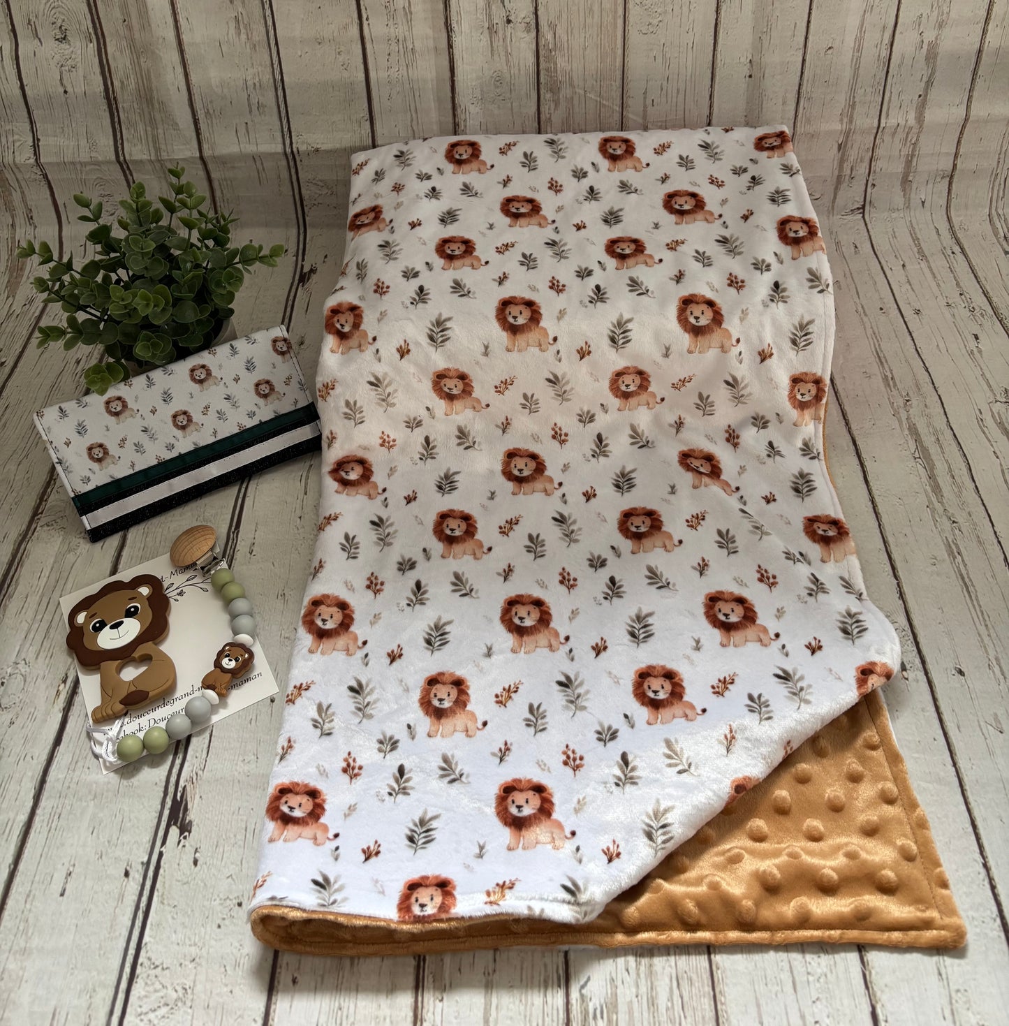 Ensemble cadeau lion