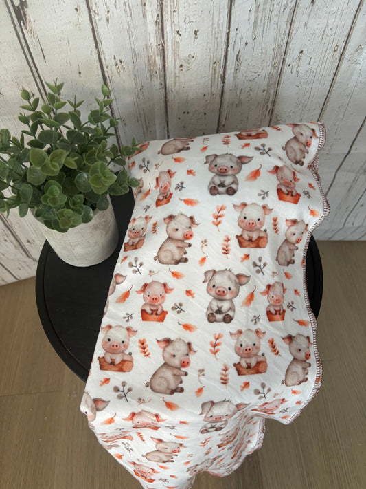 Couverture en squish bebe cochon