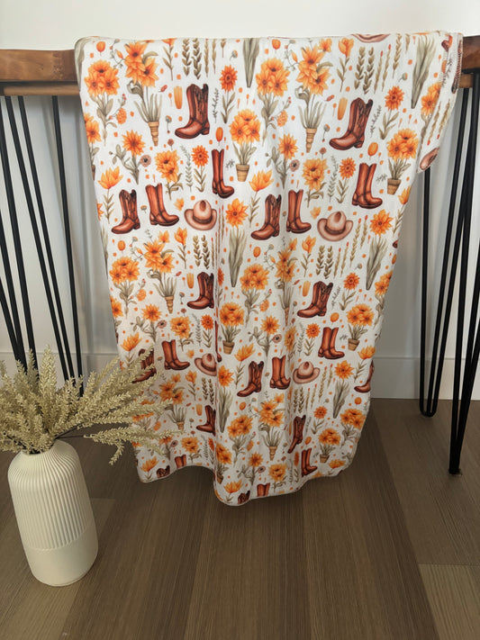 * PRECOMMANDE *Couverture en squish adultes westernlivraison 3-4 semaine