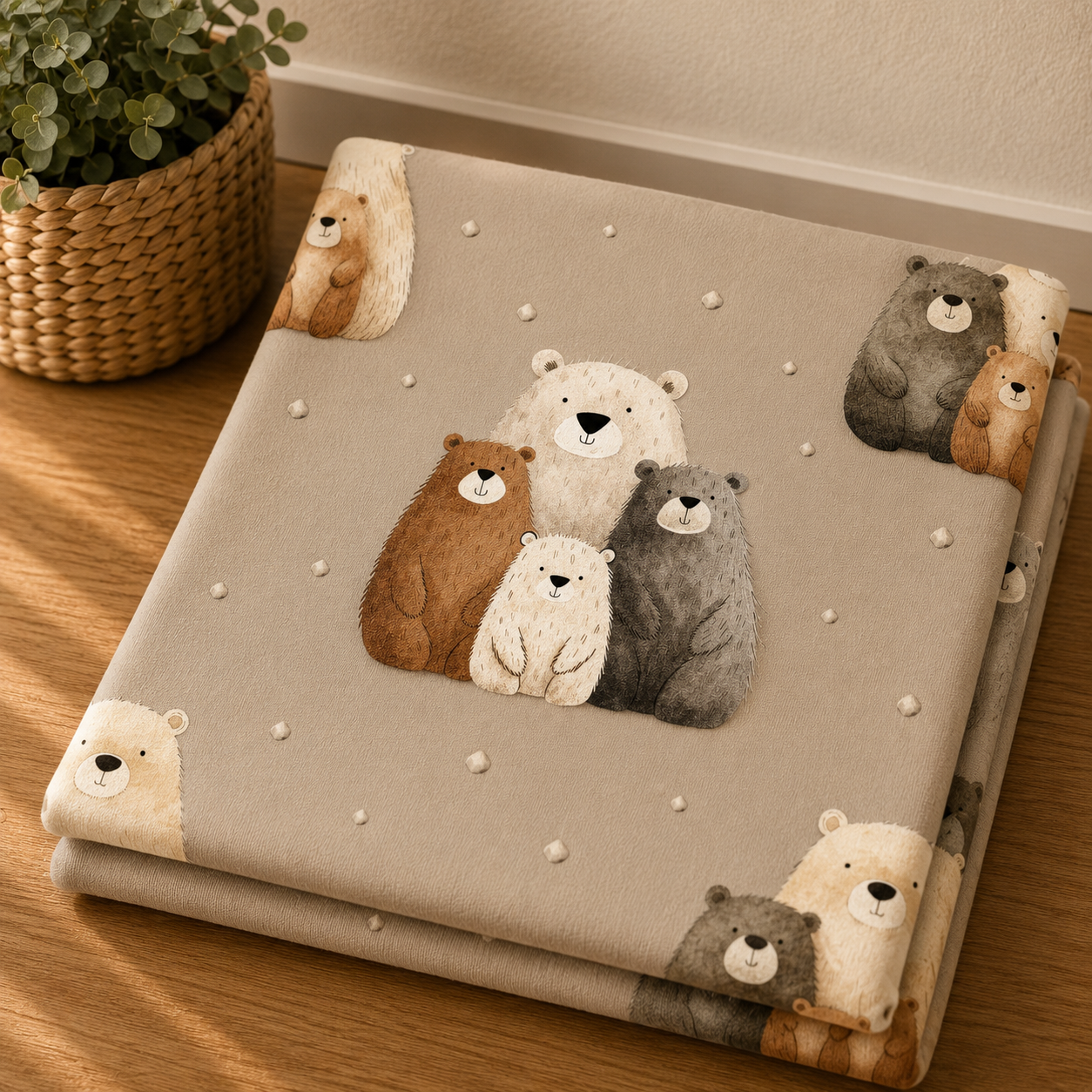 Couverture douceur famille