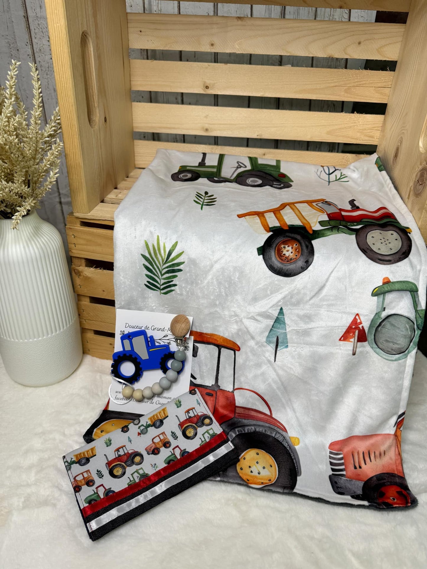 Ensemble cadeaux tracteurs de ferme