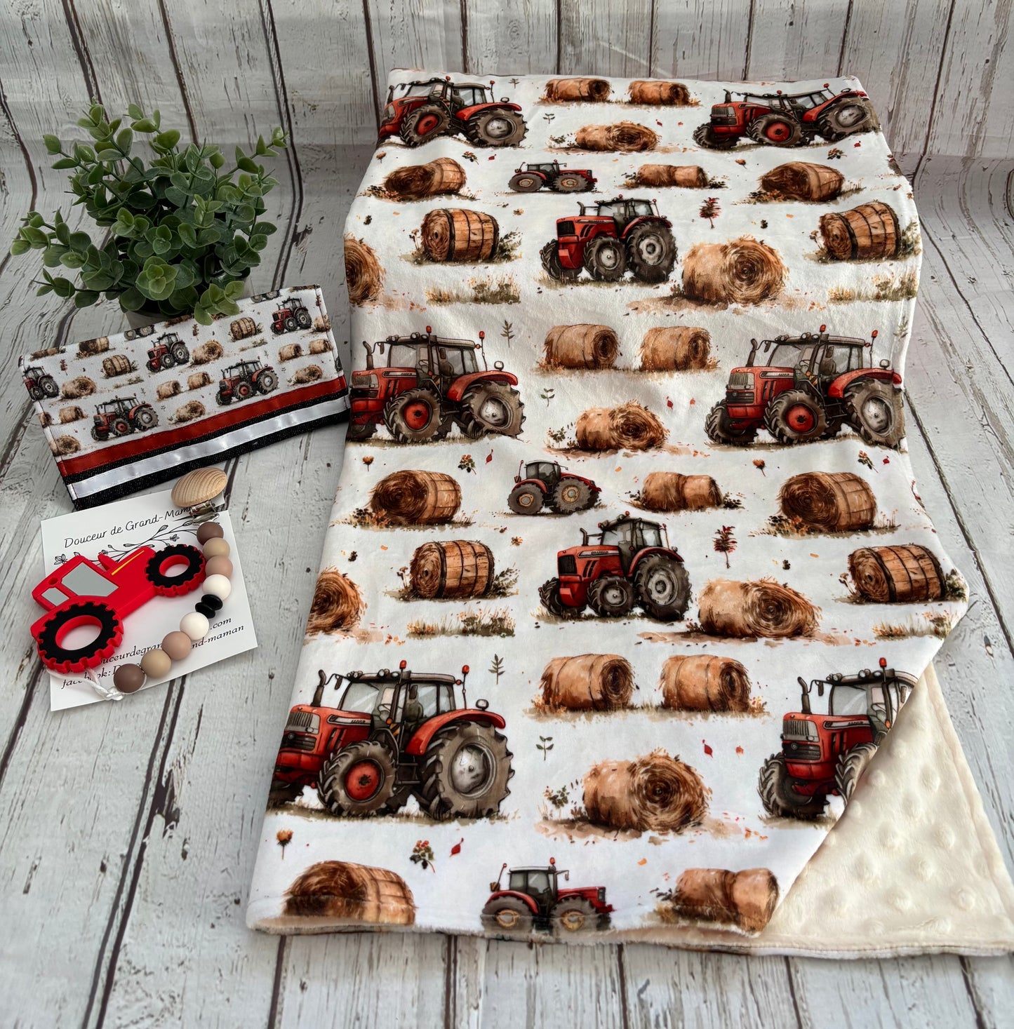 Ensemble cadeau Tracteurs aux champs