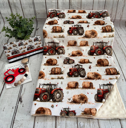 Ensemble cadeau Tracteurs aux champs