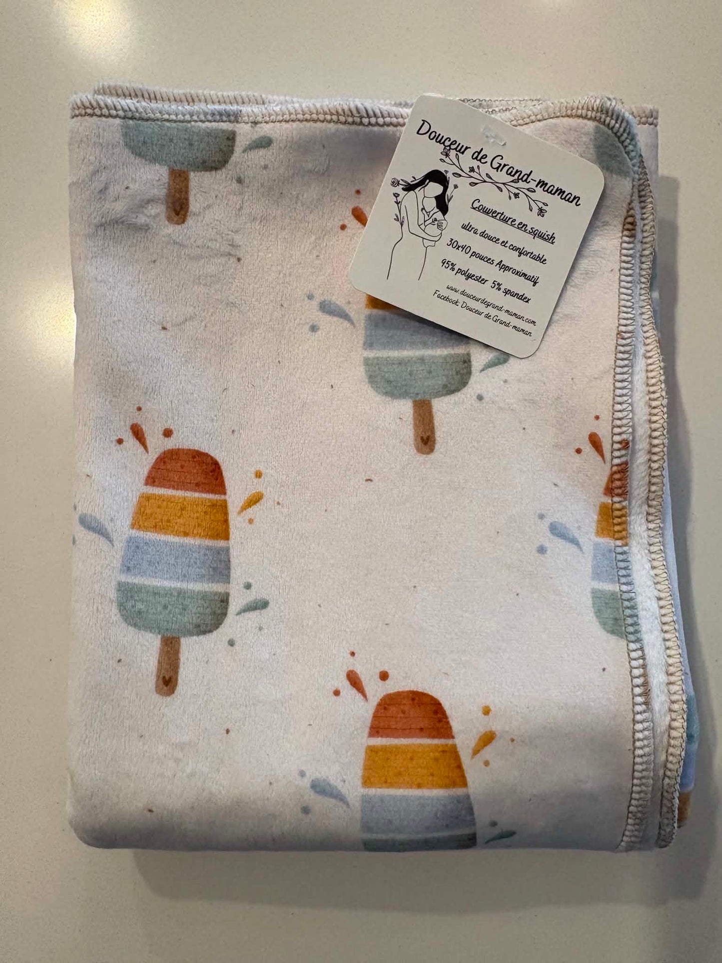 Couverture douceur Doux Popsicle