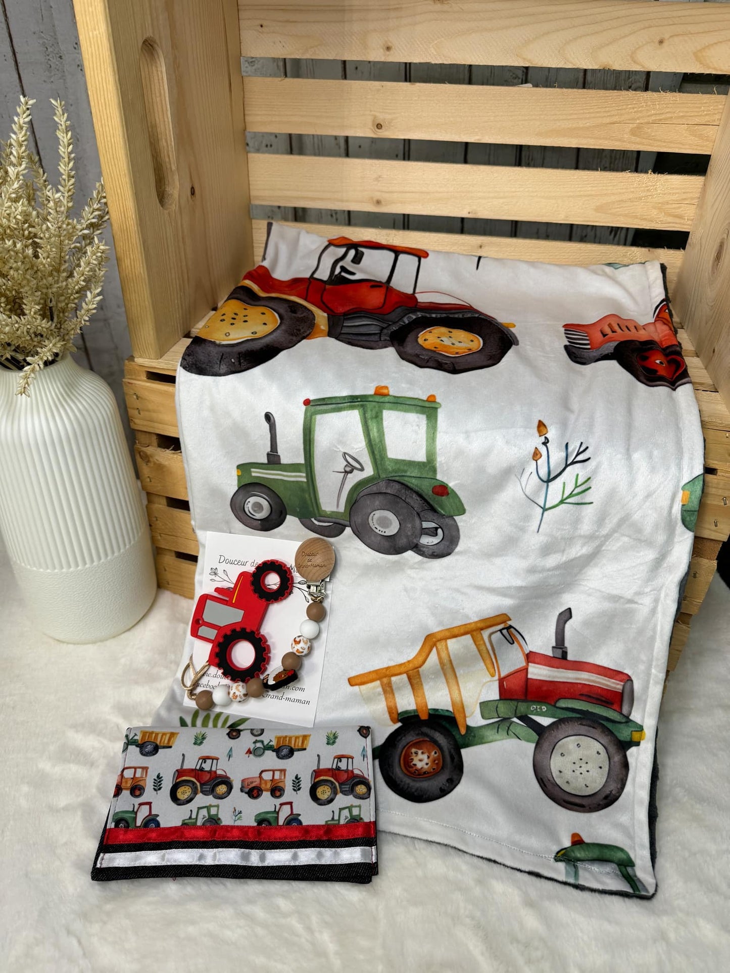 Ensemble cadeaux tracteurs de ferme