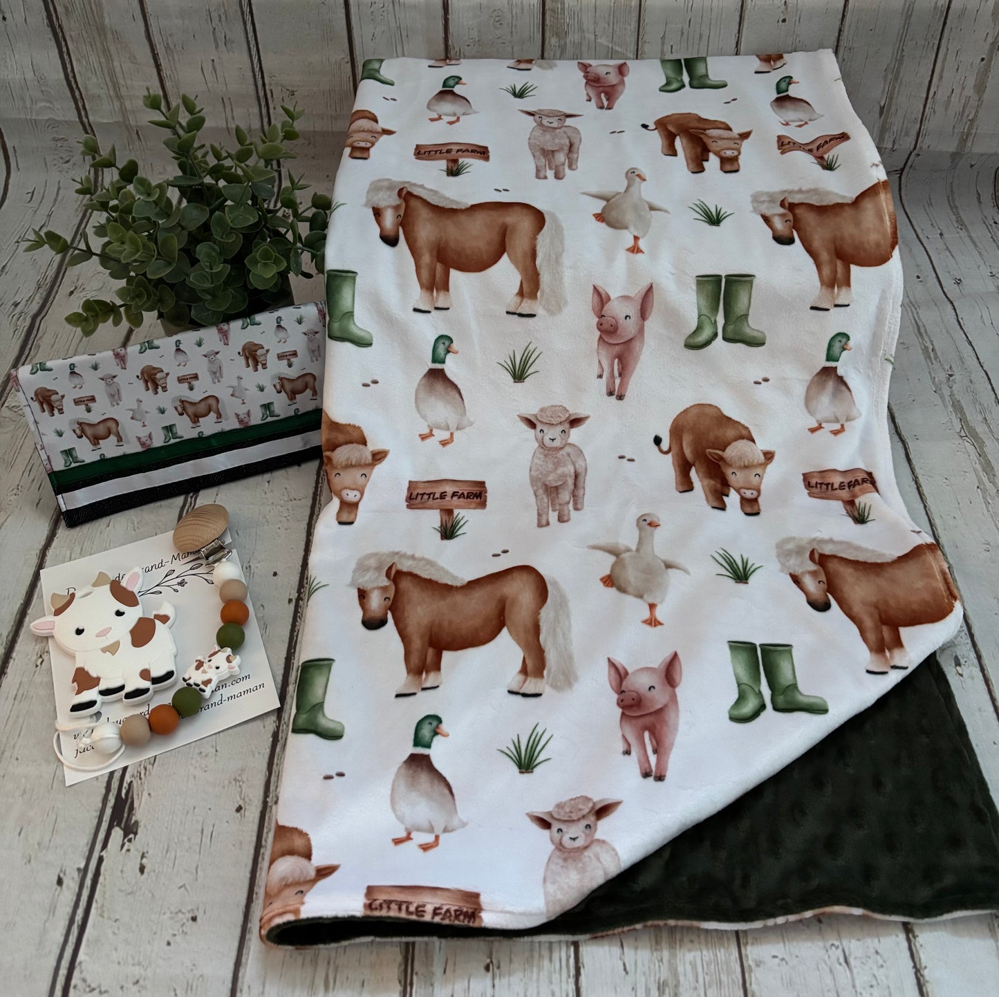 Ensemble cadeau amis de la ferme